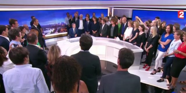 PHOTO David Pujadas : ses parents étaient présents pour son dernier JT !